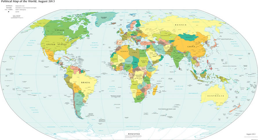 Jachtluipaard meten pijp Groot Politieke Wereldkaart gratis