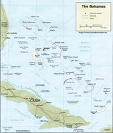 Mapa Bahamas