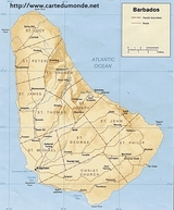 Mapa Barbados