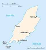 Mapa Isla de Man