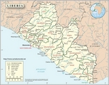 Mapa Liberia