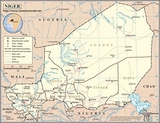 Mapa Níger