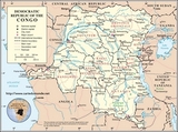 Mapa República Democrática del Congo