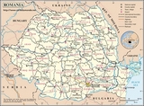 Mapa Rumania