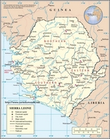 Mapa Sierra Leona